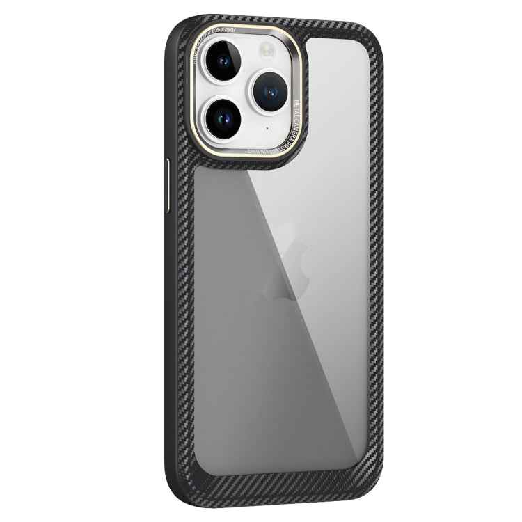 Carbon Fiber Transparent Back Panel Phone Case