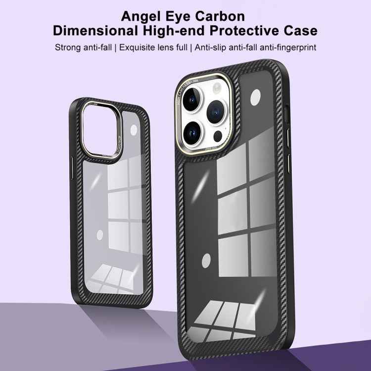 Carbon Fiber Transparent Back Panel Phone Case
