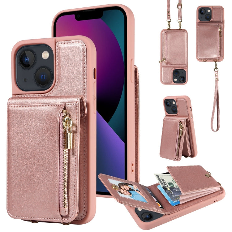 Crossbody Lanyard Zipper Wallet Leather Phone Case, For iPhone 13 Pro, For iPhone 13, For iPhone 12 / 12 Pro, For iPhone 12 Pro Max, For iPhone 11 Pro Max, For iPhone 11, For iPhone 11 Pro, For iPhone X / XS, For iPhone XR