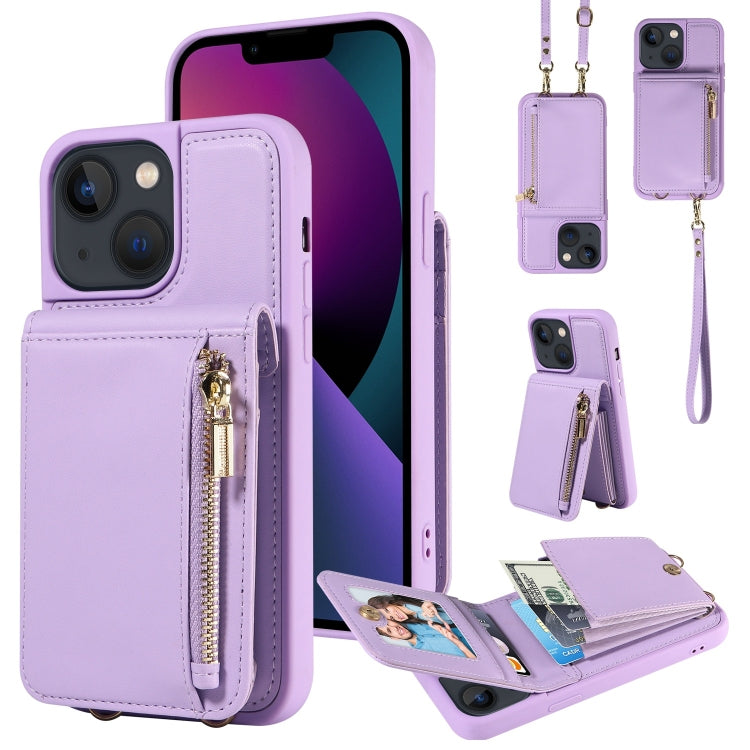 Crossbody Lanyard Zipper Wallet Leather Phone Case, For iPhone 13 Pro, For iPhone 13, For iPhone 12 / 12 Pro, For iPhone 12 Pro Max, For iPhone 11 Pro Max, For iPhone 11, For iPhone 11 Pro, For iPhone X / XS, For iPhone XR