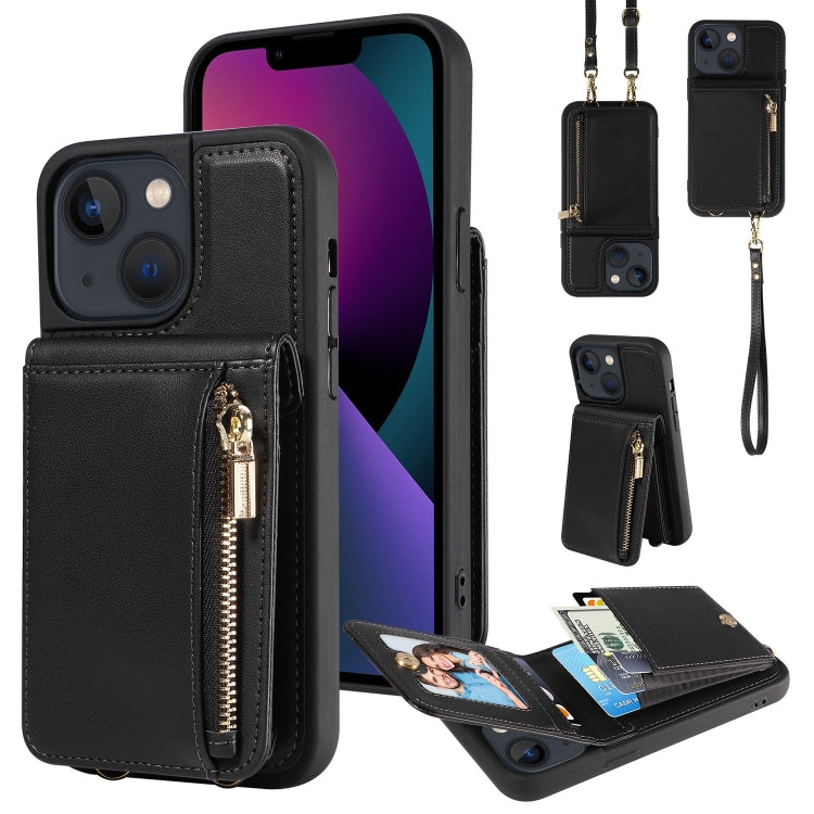 Crossbody Lanyard Zipper Wallet Leather Phone Case, For iPhone 13 Pro, For iPhone 13, For iPhone 12 / 12 Pro, For iPhone 12 Pro Max, For iPhone 11 Pro Max, For iPhone 11, For iPhone 11 Pro, For iPhone X / XS, For iPhone XR