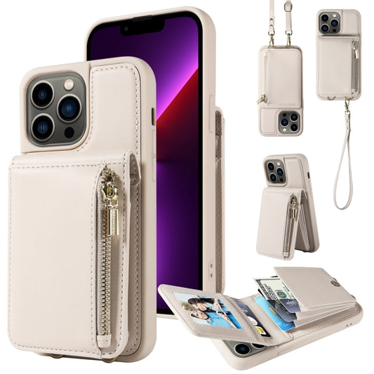Crossbody Lanyard Zipper Wallet Leather Phone Case, For iPhone 13 Pro, For iPhone 13, For iPhone 12 / 12 Pro, For iPhone 12 Pro Max, For iPhone 11 Pro Max, For iPhone 11, For iPhone 11 Pro, For iPhone X / XS, For iPhone XR