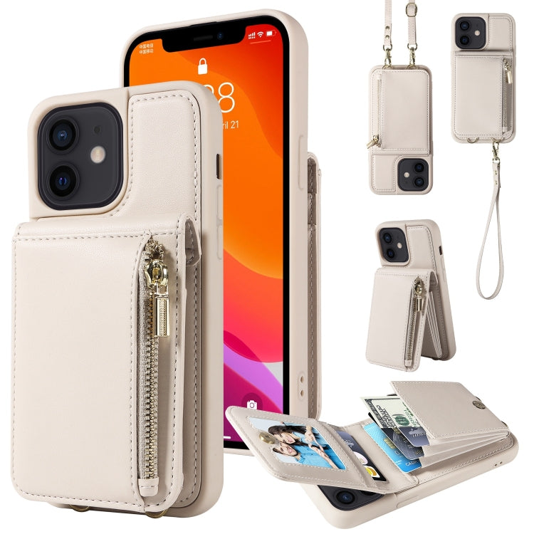 Crossbody Lanyard Zipper Wallet Leather Phone Case, For iPhone 13 Pro, For iPhone 13, For iPhone 12 / 12 Pro, For iPhone 12 Pro Max, For iPhone 11 Pro Max, For iPhone 11, For iPhone 11 Pro, For iPhone X / XS, For iPhone XR
