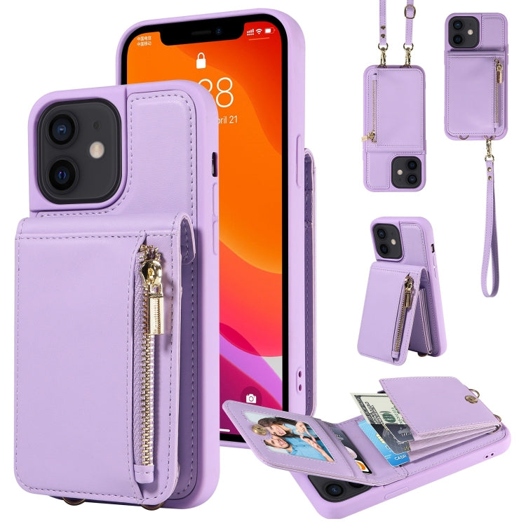 Crossbody Lanyard Zipper Wallet Leather Phone Case, For iPhone 13 Pro, For iPhone 13, For iPhone 12 / 12 Pro, For iPhone 12 Pro Max, For iPhone 11 Pro Max, For iPhone 11, For iPhone 11 Pro, For iPhone X / XS, For iPhone XR