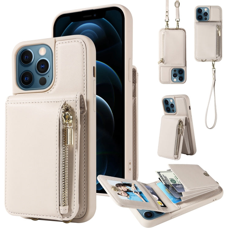 Crossbody Lanyard Zipper Wallet Leather Phone Case, For iPhone 13 Pro, For iPhone 13, For iPhone 12 / 12 Pro, For iPhone 12 Pro Max, For iPhone 11 Pro Max, For iPhone 11, For iPhone 11 Pro, For iPhone X / XS, For iPhone XR