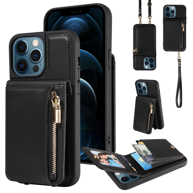 Crossbody Lanyard Zipper Wallet Leather Phone Case, For iPhone 13 Pro, For iPhone 13, For iPhone 12 / 12 Pro, For iPhone 12 Pro Max, For iPhone 11 Pro Max, For iPhone 11, For iPhone 11 Pro, For iPhone X / XS, For iPhone XR