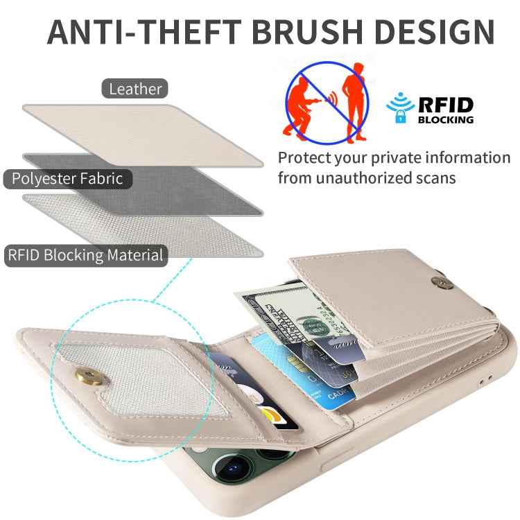 Crossbody Lanyard Zipper Wallet Leather Phone Case