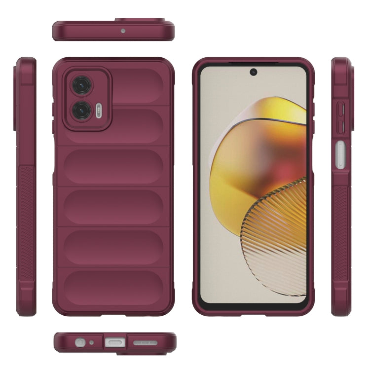 Magic Shield TPU + Flannel Phone Case, For Motorola Moto G73 5G, For Motorola Moto G62 5G