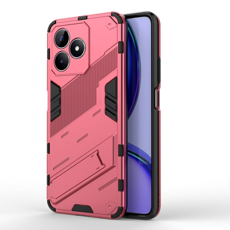 Punk Armor 2 in 1 PC + TPU Phone Case with Holder, For Realme 12 5G Global, For Realme 12+ 5G Global, For Realme 12 Pro 5G Global, For Realme C67 4G Global, For Realme 11 4G Global, For Realme C53 4G