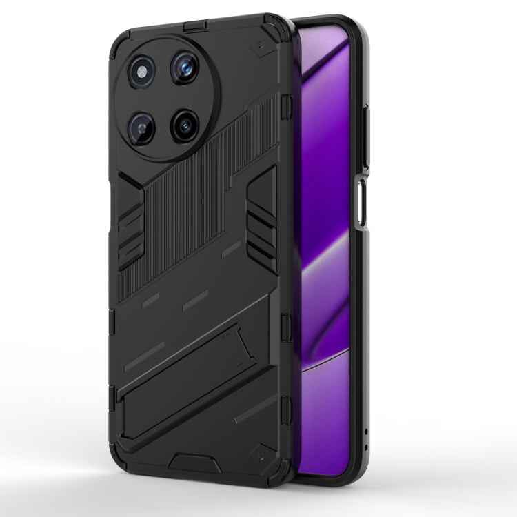 Punk Armor 2 in 1 PC + TPU Phone Case with Holder, For Realme 12 5G Global, For Realme 12+ 5G Global, For Realme 12 Pro 5G Global, For Realme C67 4G Global, For Realme 11 4G Global, For Realme C53 4G