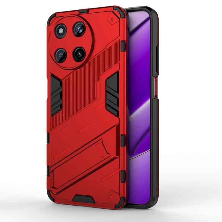 Punk Armor 2 in 1 PC + TPU Phone Case with Holder, For Realme 12 5G Global, For Realme 12+ 5G Global, For Realme 12 Pro 5G Global, For Realme C67 4G Global, For Realme 11 4G Global, For Realme C53 4G