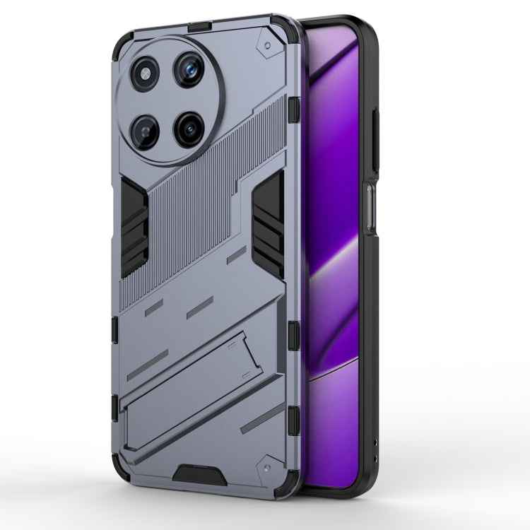 Punk Armor 2 in 1 PC + TPU Phone Case with Holder, For Realme 12 5G Global, For Realme 12+ 5G Global, For Realme 12 Pro 5G Global, For Realme C67 4G Global, For Realme 11 4G Global, For Realme C53 4G