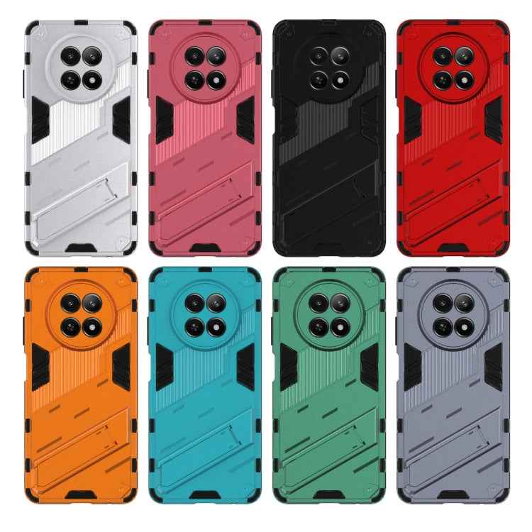 Punk Armor 2 in 1 PC + TPU Phone Case with Holder, For Realme 12 5G Global, For Realme 12+ 5G Global, For Realme 12 Pro 5G Global, For Realme C67 4G Global, For Realme 11 4G Global, For Realme C53 4G