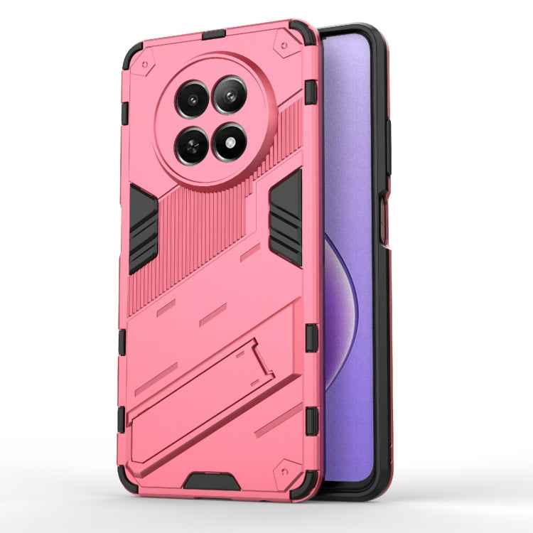 Punk Armor 2 in 1 PC + TPU Phone Case with Holder, For Realme 12 5G Global, For Realme 12+ 5G Global, For Realme 12 Pro 5G Global, For Realme C67 4G Global, For Realme 11 4G Global, For Realme C53 4G