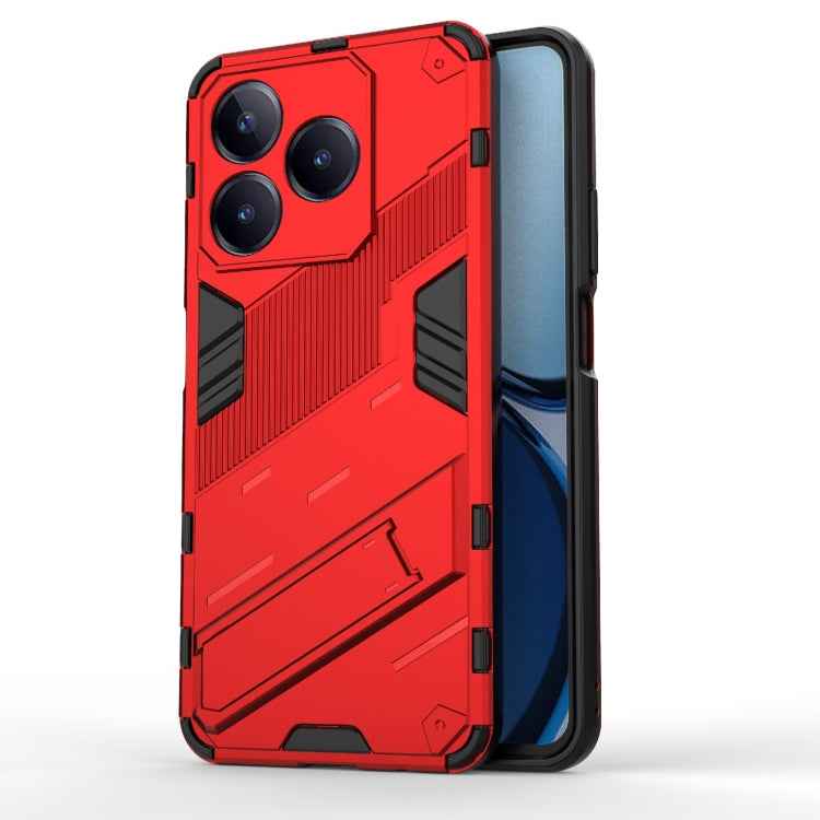 Punk Armor 2 in 1 PC + TPU Phone Case with Holder, For Realme 15 Pro 5G Global, For Realme 15 5G Global, For Realme 14 Pro+ 5G, For Realme 14 Pro 5G Global, For Realme 13 Pro 5G Global, For Realme C63 4G Global