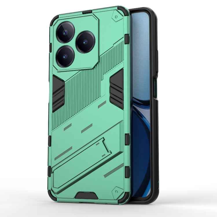 Punk Armor 2 in 1 PC + TPU Phone Case with Holder, For Realme 15 Pro 5G Global, For Realme 15 5G Global, For Realme 14 Pro+ 5G, For Realme 14 Pro 5G Global, For Realme 13 Pro 5G Global, For Realme C63 4G Global