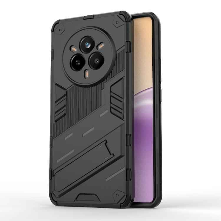 Punk Armor 2 in 1 PC + TPU Phone Case with Holder, For Realme 15 Pro 5G Global, For Realme 15 5G Global, For Realme 14 Pro+ 5G, For Realme 14 Pro 5G Global, For Realme 13 Pro 5G Global, For Realme C63 4G Global