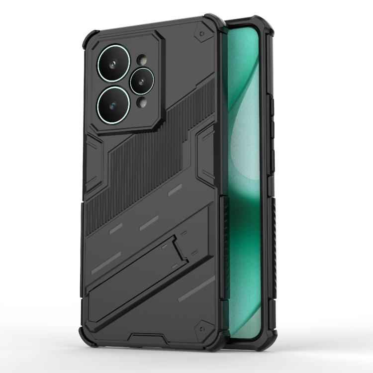 Punk Armor 2 in 1 PC + TPU Phone Case with Holder, For Realme 15 Pro 5G Global, For Realme 15 5G Global, For Realme 14 Pro+ 5G, For Realme 14 Pro 5G Global, For Realme 13 Pro 5G Global, For Realme C63 4G Global