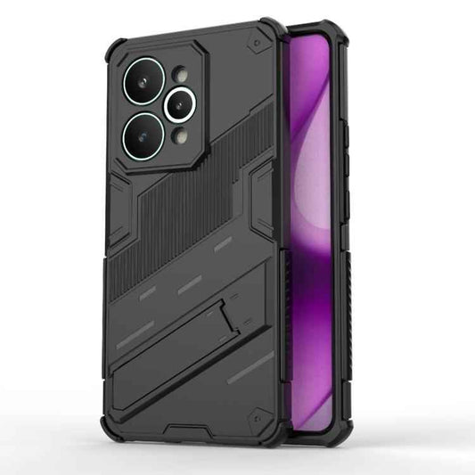 Punk Armor 2 in 1 PC + TPU Phone Case with Holder, For Realme 15 Pro 5G Global, For Realme 15 5G Global, For Realme 14 Pro+ 5G, For Realme 14 Pro 5G Global, For Realme 13 Pro 5G Global, For Realme C63 4G Global