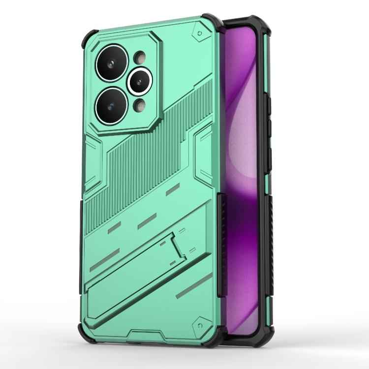 Punk Armor 2 in 1 PC + TPU Phone Case with Holder, For Realme 15 Pro 5G Global, For Realme 15 5G Global, For Realme 14 Pro+ 5G, For Realme 14 Pro 5G Global, For Realme 13 Pro 5G Global, For Realme C63 4G Global