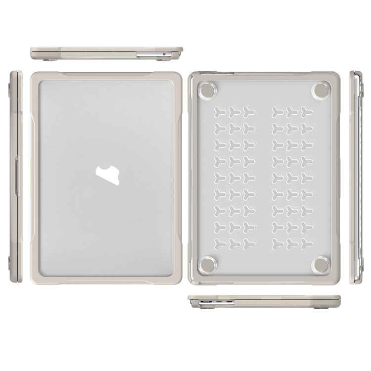 Translucent Laptop Protective Case, For MacBook Air 13.6 inch A2681 2022 / M3 2024 A3113 / M4 2025 A3240