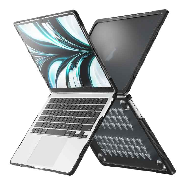 Translucent Laptop Protective Case, For MacBook Air 13.6 inch A2681 2022 / M3 2024 A3113 / M4 2025 A3240