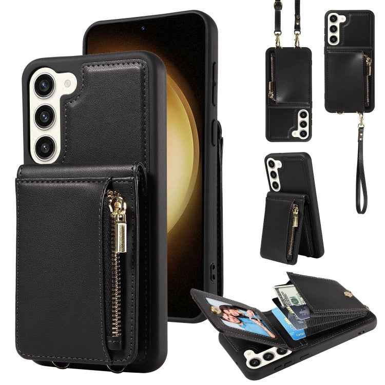 Crossbody Lanyard Zipper Wallet Leather Phone Case, For Samsung Galaxy S24 Ultra 5G, For Samsung Galaxy S23 FE 5G, For Samsung Galaxy S23 Ultra 5G, For Samsung Galaxy S23+ 5G, For Samsung Galaxy A13 4G / 5G, For Samsung Galaxy S22 Ultra 5G             ...