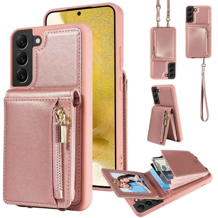 Crossbody Lanyard Zipper Wallet Leather Phone Case, For Samsung Galaxy S24 Ultra 5G, For Samsung Galaxy S23 FE 5G, For Samsung Galaxy S23 Ultra 5G, For Samsung Galaxy S23+ 5G, For Samsung Galaxy A13 4G / 5G, For Samsung Galaxy S22 Ultra 5G             ...