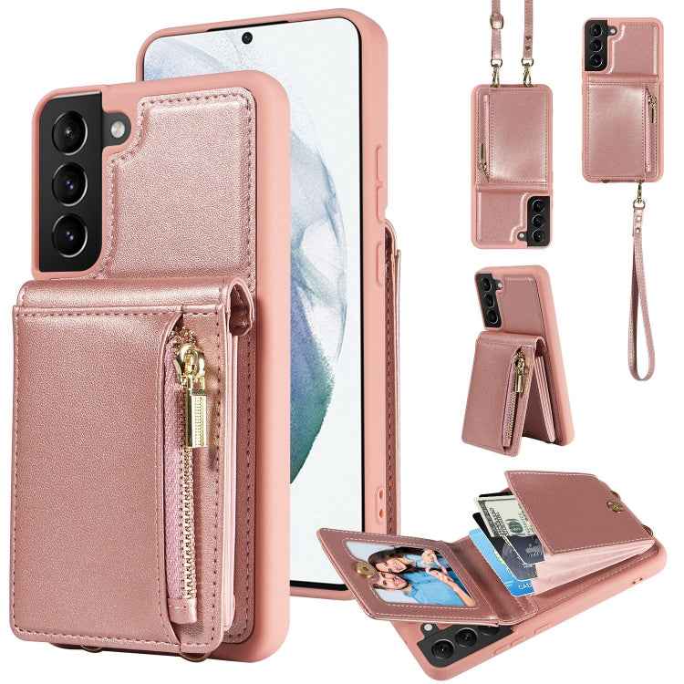 Crossbody Lanyard Zipper Wallet Leather Phone Case, For Samsung Galaxy S24 Ultra 5G, For Samsung Galaxy S23 FE 5G, For Samsung Galaxy S23 Ultra 5G, For Samsung Galaxy S23+ 5G, For Samsung Galaxy A13 4G / 5G, For Samsung Galaxy S22 Ultra 5G             ...