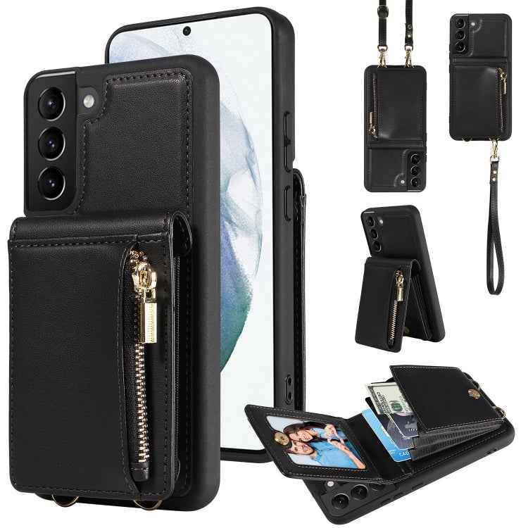 Crossbody Lanyard Zipper Wallet Leather Phone Case, For Samsung Galaxy S24 Ultra 5G, For Samsung Galaxy S23 FE 5G, For Samsung Galaxy S23 Ultra 5G, For Samsung Galaxy S23+ 5G, For Samsung Galaxy A13 4G / 5G, For Samsung Galaxy S22 Ultra 5G             ...