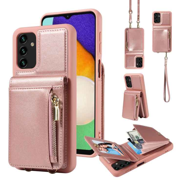 Crossbody Lanyard Zipper Wallet Leather Phone Case, For Samsung Galaxy S24 Ultra 5G, For Samsung Galaxy S23 FE 5G, For Samsung Galaxy S23 Ultra 5G, For Samsung Galaxy S23+ 5G, For Samsung Galaxy A13 4G / 5G, For Samsung Galaxy S22 Ultra 5G             ...