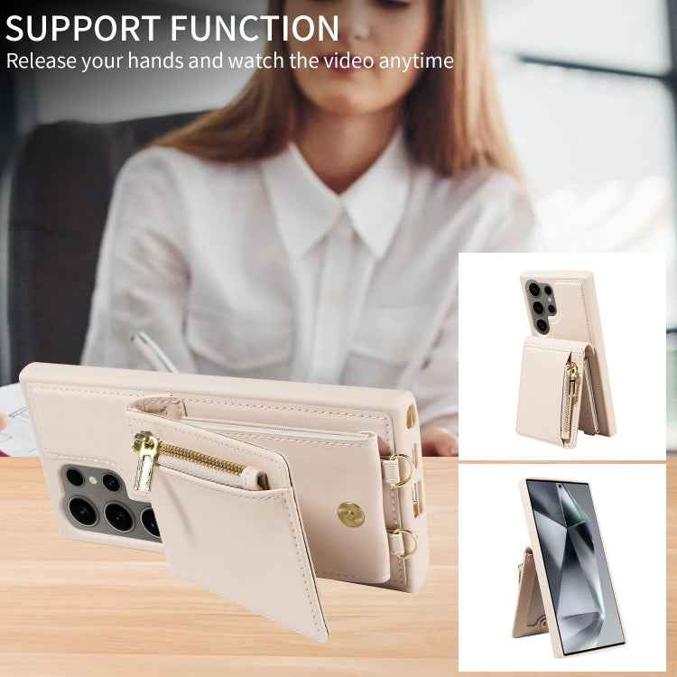 Crossbody Lanyard Zipper Wallet Leather Phone Case, For Samsung Galaxy S24 Ultra 5G, For Samsung Galaxy S23 FE 5G, For Samsung Galaxy S23 Ultra 5G, For Samsung Galaxy S23+ 5G, For Samsung Galaxy A13 4G / 5G, For Samsung Galaxy S22 Ultra 5G             ...