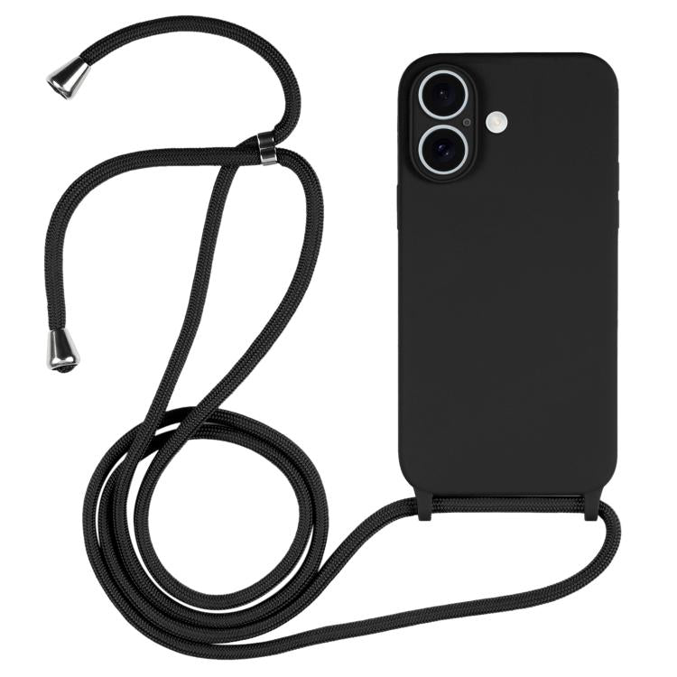 Crossbody Lanyard Liquid Silicone Case, For iPhone 17 Pro Max, For iPhone 17 Pro, For iPhone 17, For iPhone Air