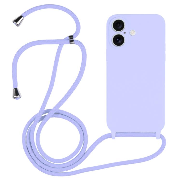 Crossbody Lanyard Liquid Silicone Case, For iPhone 17 Pro Max, For iPhone 17 Pro, For iPhone 17, For iPhone Air