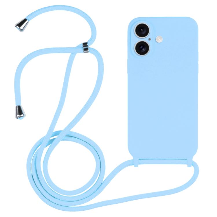 Crossbody Lanyard Liquid Silicone Case, For iPhone 17 Pro Max, For iPhone 17 Pro, For iPhone 17, For iPhone Air