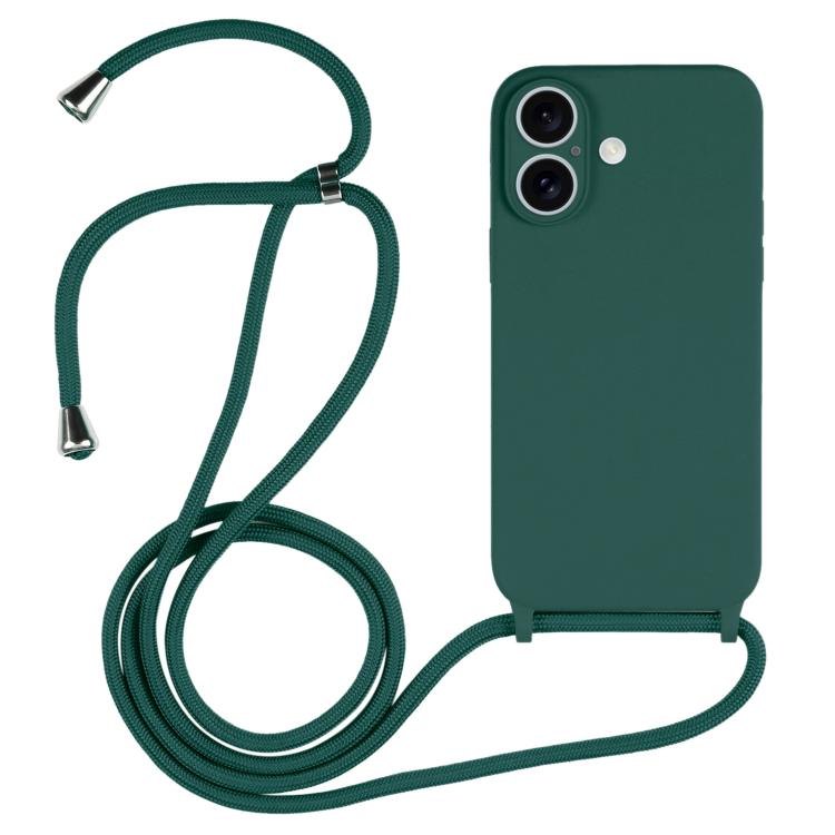 Crossbody Lanyard Liquid Silicone Case, For iPhone 17 Pro Max, For iPhone 17 Pro, For iPhone 17, For iPhone Air