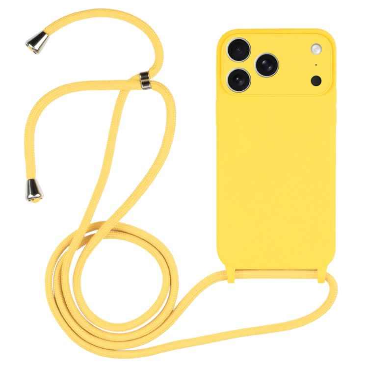 Crossbody Lanyard Liquid Silicone Case, For iPhone 17 Pro Max, For iPhone 17 Pro, For iPhone 17, For iPhone Air