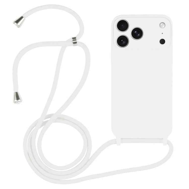 Crossbody Lanyard Liquid Silicone Case, For iPhone 17 Pro Max, For iPhone 17 Pro, For iPhone 17, For iPhone Air