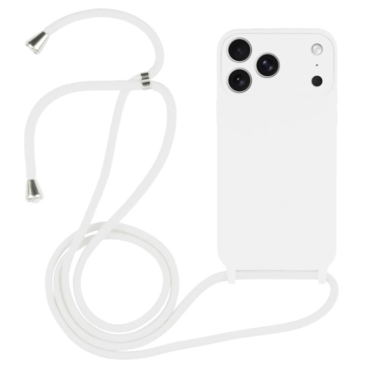 Crossbody Lanyard Liquid Silicone Case, For iPhone 17 Pro Max, For iPhone 17 Pro, For iPhone 17, For iPhone Air