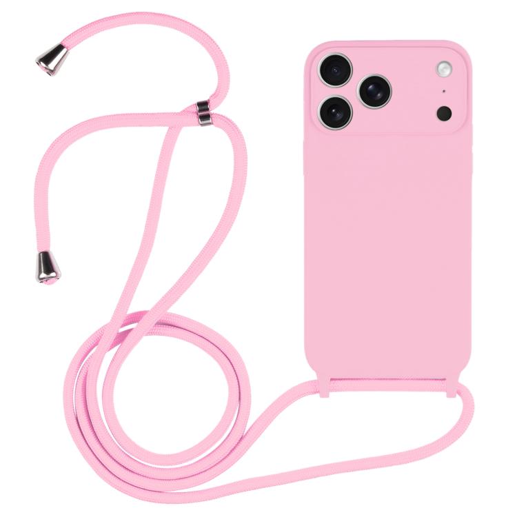 Crossbody Lanyard Liquid Silicone Case, For iPhone 17 Pro Max, For iPhone 17 Pro, For iPhone 17, For iPhone Air