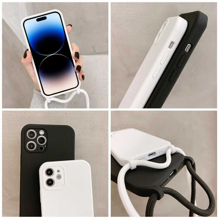 Crossbody Lanyard Liquid Silicone Case, For iPhone 17 Pro Max, For iPhone 17 Pro, For iPhone 17, For iPhone Air