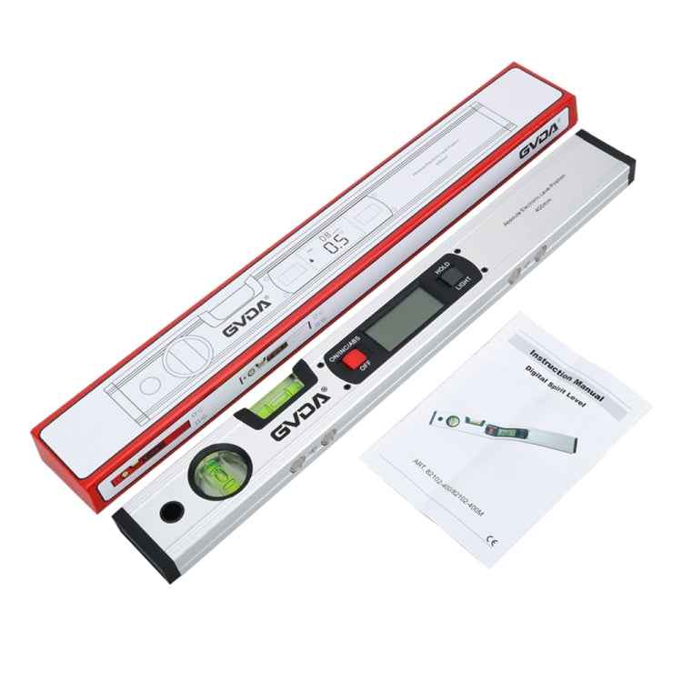GVDA GD-H400M Digital Level 360 Measure Protractor Level Ruler