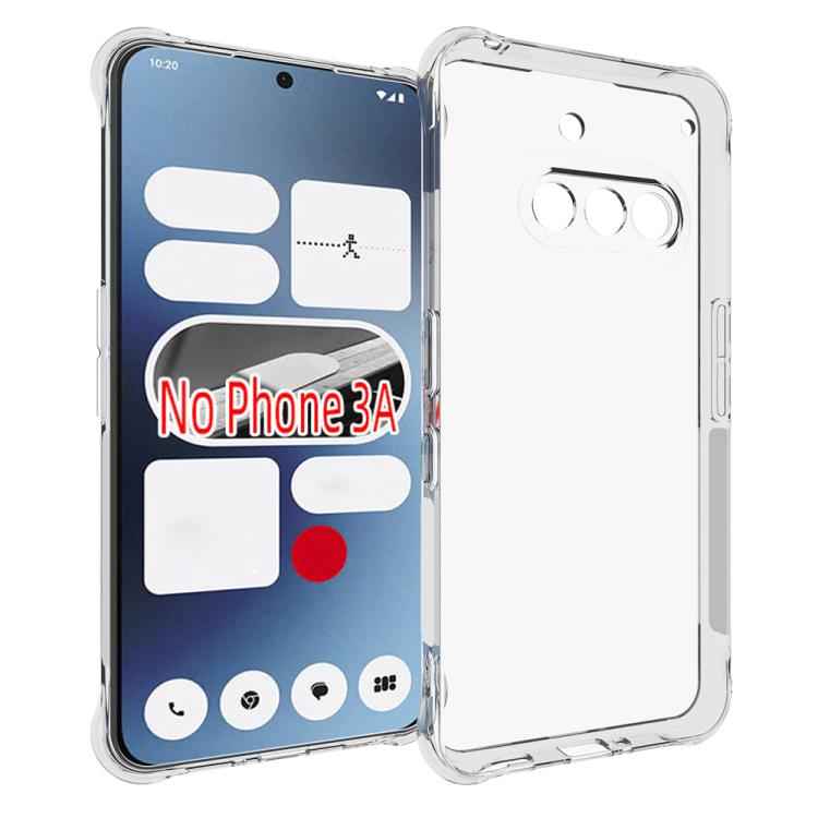 Shockproof Non-slip Thickening TPU Phone Case, For Nothing Phone 3, For Nothing CMF Phone 2 Pro, For Nothing Phone 3a, For Nothing Phone 3a Pro, For Nothing CMF Phone 1, For Nothing Phone 2a, For Nothing Phone 2