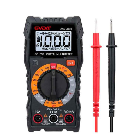GVDA GD103B Multifunctional Digital Multimeter DMM Voltmeter, GD103B