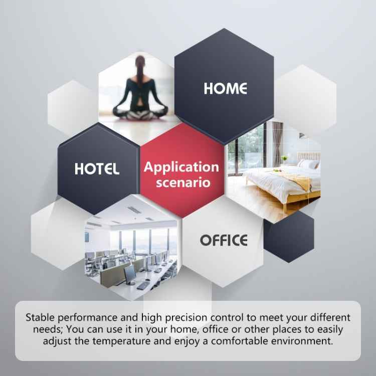 BHT-7000-GBLZB 95-240V AC 16A Smart Knob Thermostat Electric Heating Controller with Zigbee & WiFi, BHT-7000-GBLZB