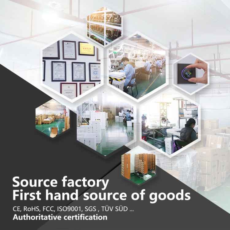 BHT-7000-GBLZB 95-240V AC 16A Smart Knob Thermostat Electric Heating Controller with Zigbee & WiFi, BHT-7000-GBLZB