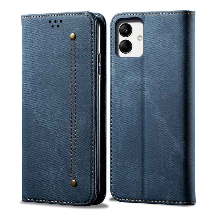 Denim Texture Casual Style Horizontal Flip Leather Case, For Samsung Galaxy M55 5G, For Samsung Galaxy M15 / F15 5G, For Samsung Galaxy A35 5G, For Samsung Galaxy A05, For Samsung Galaxy A05s, For Samsung Galaxy F34 5G, For Samsung Galaxy M34 5G       ...