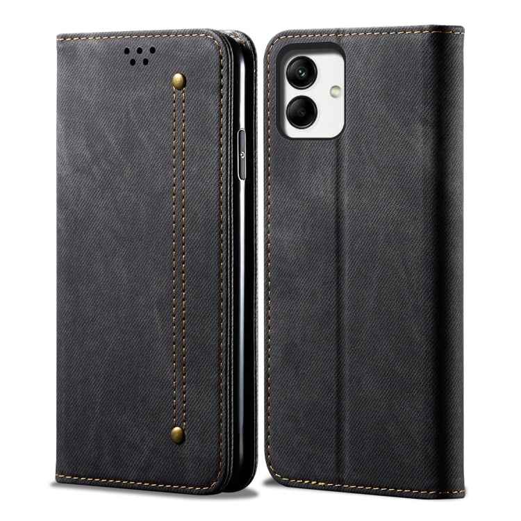 Denim Texture Casual Style Horizontal Flip Leather Case, For Samsung Galaxy M55 5G, For Samsung Galaxy M15 / F15 5G, For Samsung Galaxy A35 5G, For Samsung Galaxy A05, For Samsung Galaxy A05s, For Samsung Galaxy F34 5G, For Samsung Galaxy M34 5G       ...