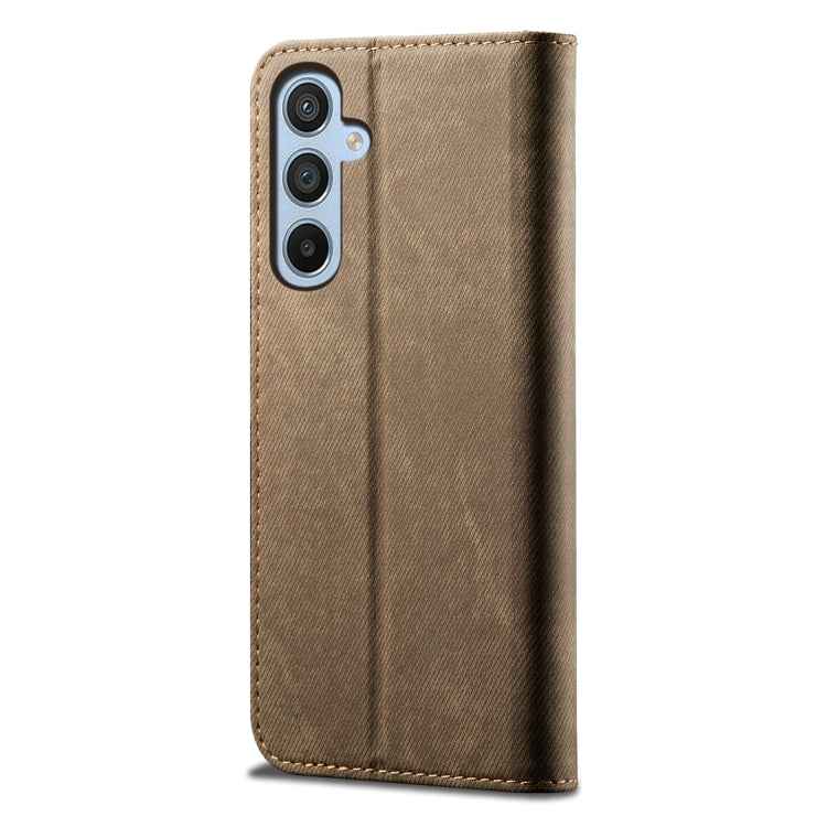 Denim Texture Casual Style Horizontal Flip Leather Case, For Samsung Galaxy M55 5G, For Samsung Galaxy M15 / F15 5G, For Samsung Galaxy A35 5G, For Samsung Galaxy A05, For Samsung Galaxy A05s, For Samsung Galaxy F34 5G, For Samsung Galaxy M34 5G       ...