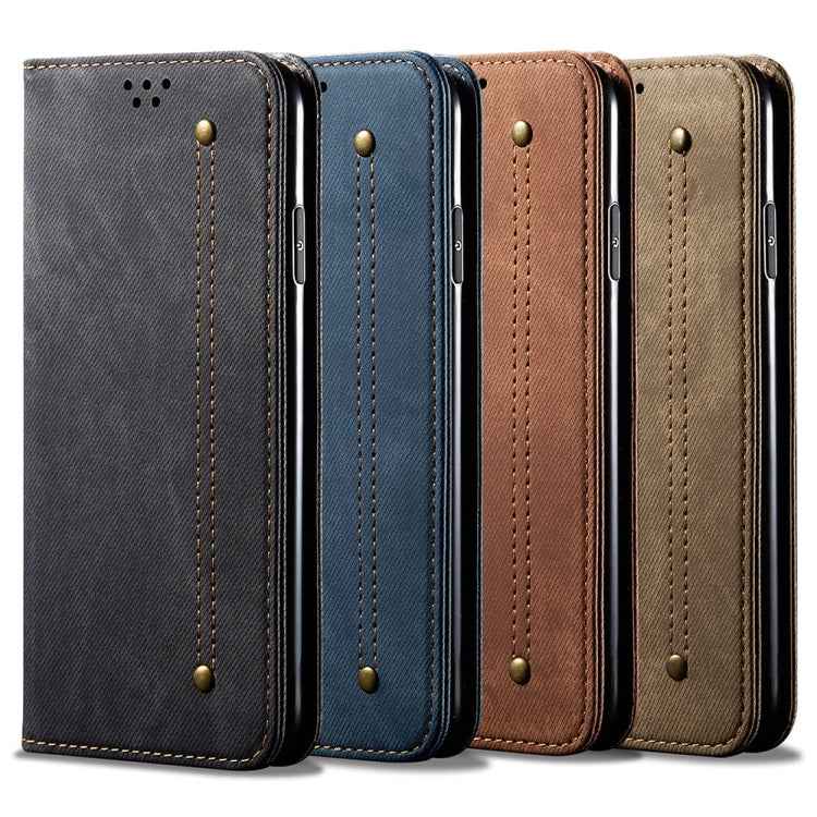 Denim Texture Casual Style Horizontal Flip Leather Case, For Samsung Galaxy M55 5G, For Samsung Galaxy M15 / F15 5G, For Samsung Galaxy A35 5G, For Samsung Galaxy A05, For Samsung Galaxy A05s, For Samsung Galaxy F34 5G, For Samsung Galaxy M34 5G       ...